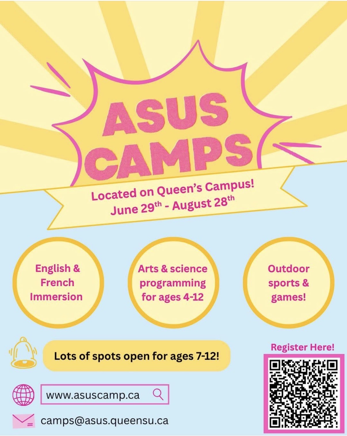 ASUS Camps Advertisement