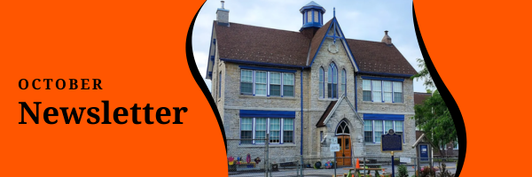 Orange and Black Simple Newsletter Email Header