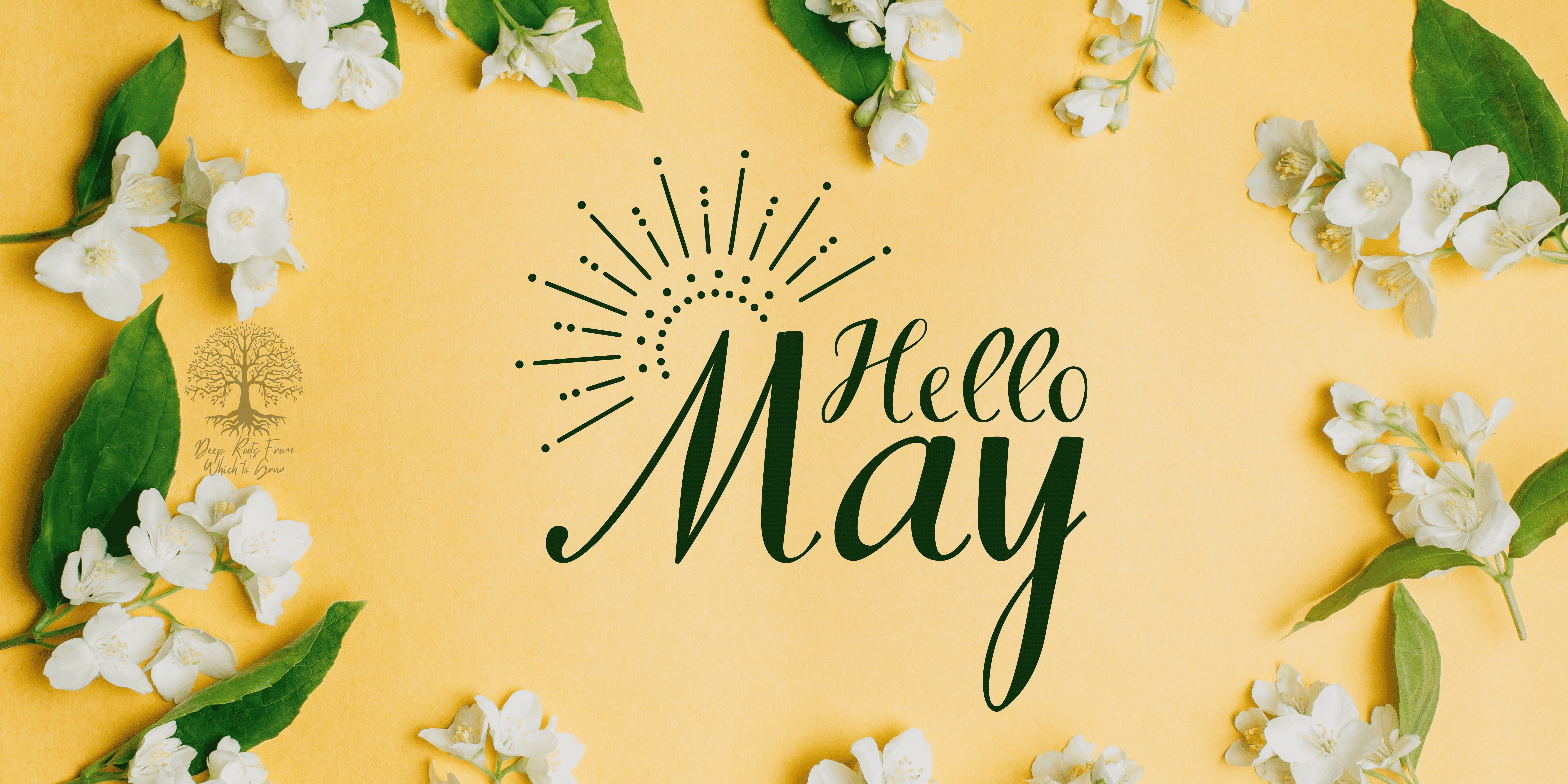 Yellow Modern Hello May (Banner (Landscape)) (1)