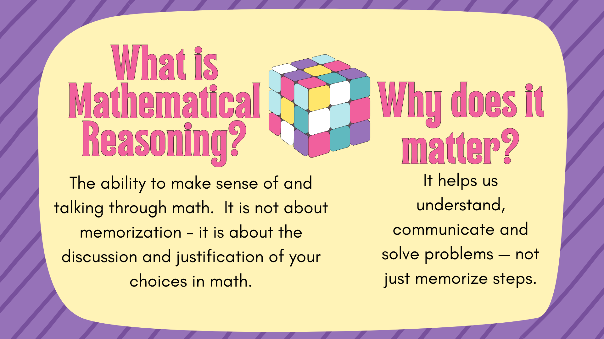 Mathematical reasoning